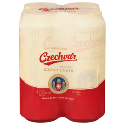 Czechvar Original Czech Lager In Cans  4-16 Fl. Oz. - Image 3