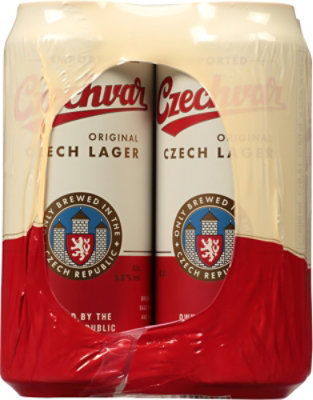 Czechvar Original Czech Lager In Cans  4-16 Fl. Oz. - Image 4