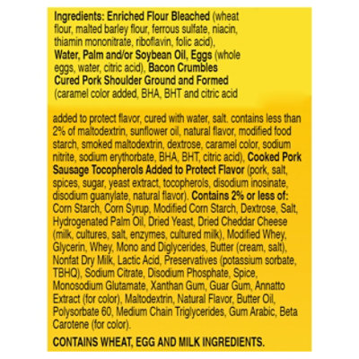 Pillsbury Toaster Scrambles Bacon & Sausage Frozen Breakfast Pastries  4 Count - 7.2 Oz - Image 4