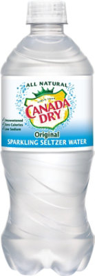 Canada Dry Original Seltzer Water - 20 FZ - Image 1
