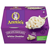 Annies White Cheddar Macaroni & Cheese Microwave Cups - 4-2.01OZ - Image 3