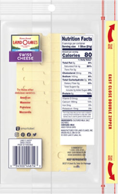 Land O Lakes Sliced Swiss Cheese - 6 Oz - Image 6