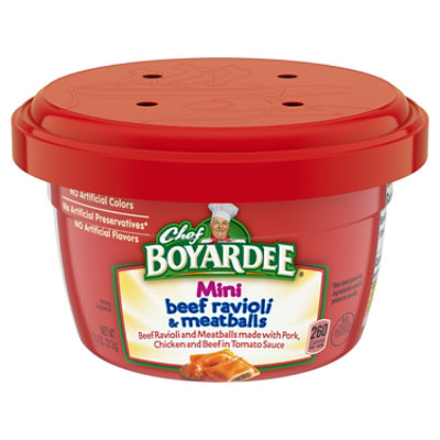 Chef Boyardee Mini Beef Ravioli & Meatballs - 7.5 Oz - Image 1