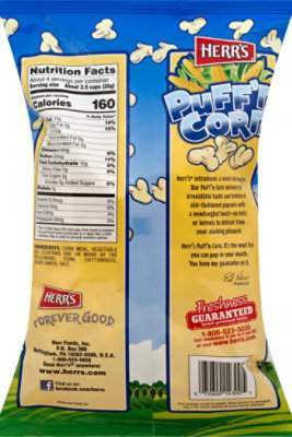 Herrs Hulless Puff N Corn Cheese Snack - 4.25 OZ - Image 3