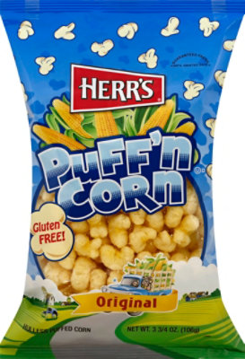 Herrs Hulless Puff N Corn Cheese Snack - 4.25 OZ - Image 2