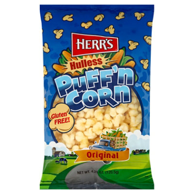 Herrs Hulless Puff N Corn Cheese Snack - 4.25 OZ - Image 1