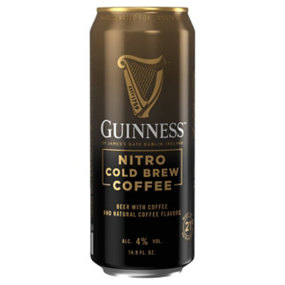 Guinness Nitro Cold Brew Coffee In Cans - 4-14.9 FZ - shaws