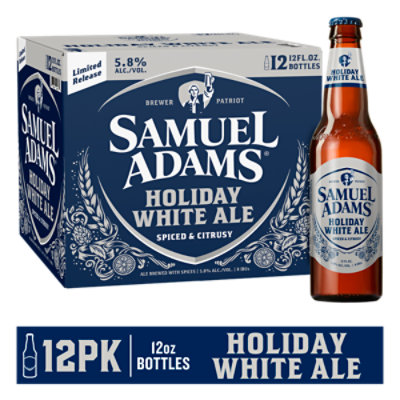 Samuel Adams Winter Lager Seasonal Beer Bottles - 12-12 Fl. Oz. - Image 1