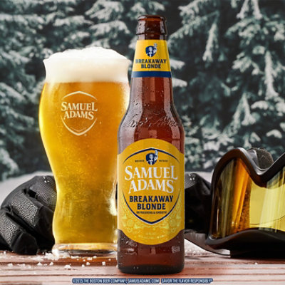 Samuel Adams Breakaway Blonde Ale Seasonal Beer Bottles - 12-12 Fl. Oz. - Image 6