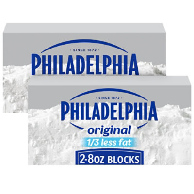 Philadelphia Reduced Fat Cream Cheese - 2-8 Oz - Image 1