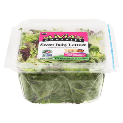 Olivias Organic Sweet Baby Lettuce - 5 OZ - Image 2