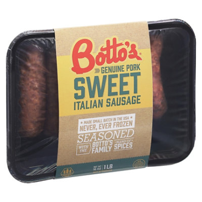 Bottos Sweet Italian Sausage - 16 OZ - Image 1