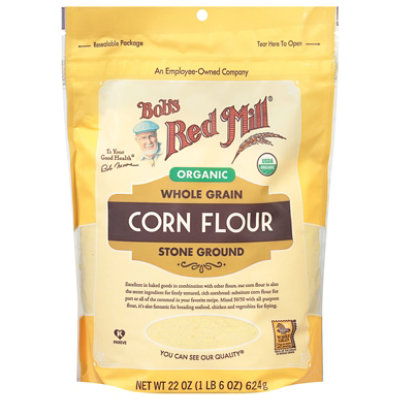 Bobs Red Mill Flour Corn Org - 22 OZ - Image 2