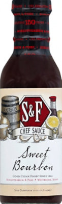 S & F Chef Sauce Sweet Bourbon - 12 Oz - Image 2