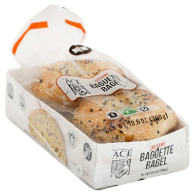 ACE Bakery Sesame Baguette Bagel 2.65 OZ Safeway