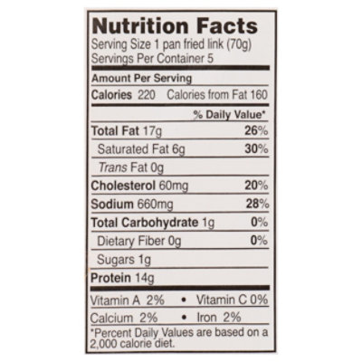 Premio Chorizo Sausage - 16 OZ - Image 3