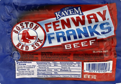 Kayem Franks Beef Fenway - 14 OZ - Image 2