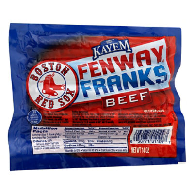 Kayem Franks Beef Fenway - 14 OZ - Image 1