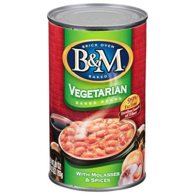 B&M Baked Beans Fat Free Vegetarian Canned - 28 OZ - Image 3