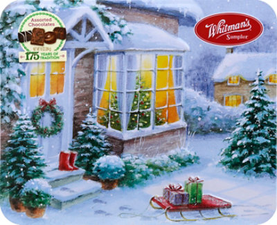 Whitmans Holiday Cheer Tin - 10 OZ - Image 2