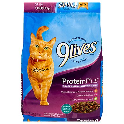 9Lives Protein Plus Chicken Tuna Cat Food - 12 LB - Image 3
