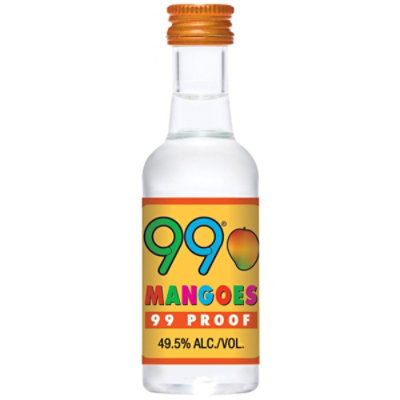 99 Brand Mango Liqueur 99 Proof In Bottle -  50 Ml - Image 1