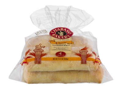 Ciabatta Sandwich Rolls 4ct - EA - Image 1