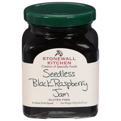Stonewall Kitchen Jam Rspbry Blk - 12.25 OZ - Image 2