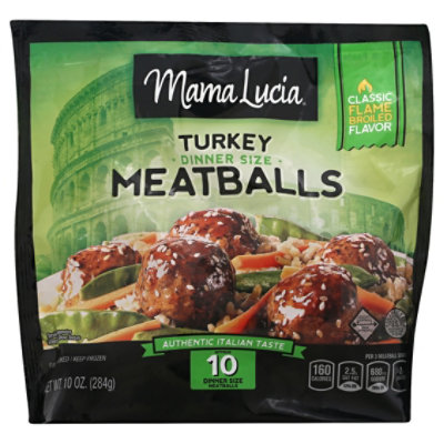 Mama Lucia Turkey Meatballs - 10 OZ - Randalls