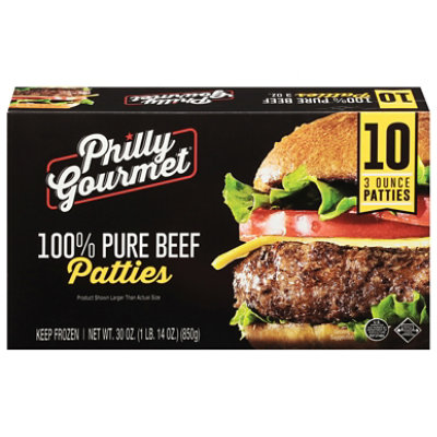 Philly Gourm Beef Patties - 30 OZ - Image 3