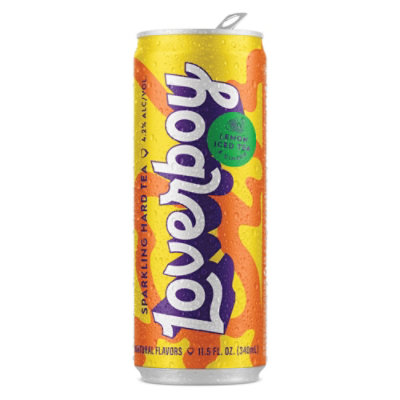 Loverboy Hard Sparkling Lemon Iced Tea In Cans - 6-11.5 FZ - Image 2
