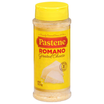 Pastene Romano Grated Cheese - 6 OZ - Image 3