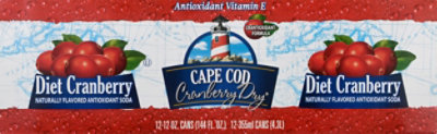 Cape Cod Soda Diet Cranberry -12-12FZ - Image 2