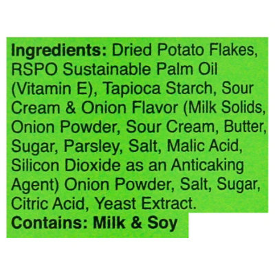 The Good Crisp Potato Chips Sour Cream & Onion - 1.6 Oz - Image 4