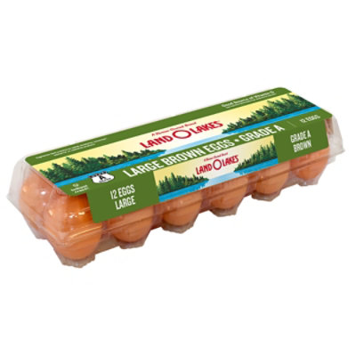 Land O Lakes Large Brown Eggs  - 12 Count - Image 7