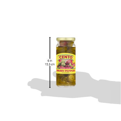 Cento Regular Sliced Hot Cherry Peppers In Oil - 12 OZ - Image 4