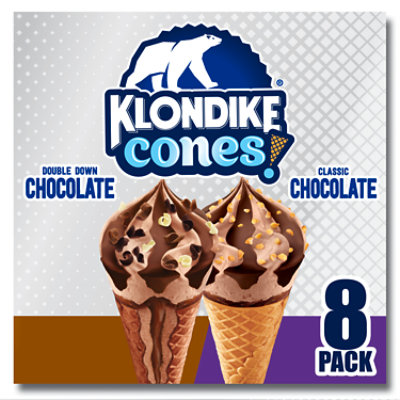 Klondike Ice Cream Cone Chocolate Double Chocolate - 8 Count - Image 2