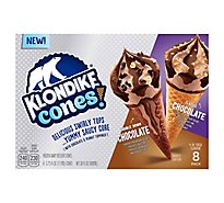 Klondike Ice Cream Cone Chocolate Double Chocolate - 8 Count