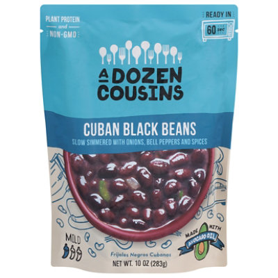 A Dozen Cousins Beans Black Rte Cuban - 10 OZ - Image 3