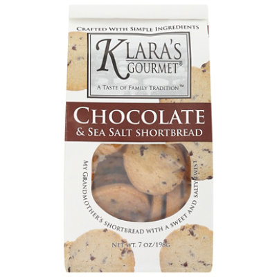 Klaras Cookie Shortbread Choc Sea Salt - 8 OZ - Image 2