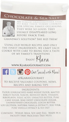 Klaras Cookie Shortbread Choc Sea Salt - 8 OZ - Image 5