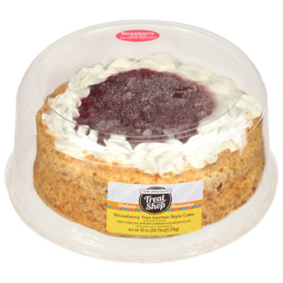 Richs 8 Inch Fully Finish Straw Art Flavored Tres Leches Style