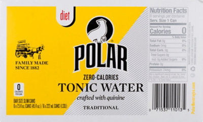 Polar Diet Tonic Water Cans - 6-7.5 FZ - Image 6