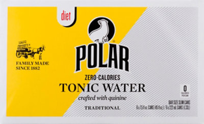 Polar Diet Tonic Water Cans - 6-7.5 FZ - Image 2