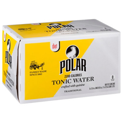 Polar Diet Tonic Water Cans - 6-7.5 FZ - Image 1