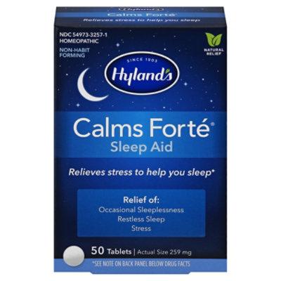 Hylands Calms Forte Tablets - 50 CT - Image 3