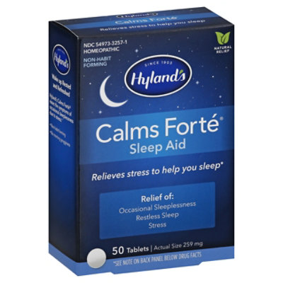 Hylands Calms Forte Tablets - 50 CT - Image 1