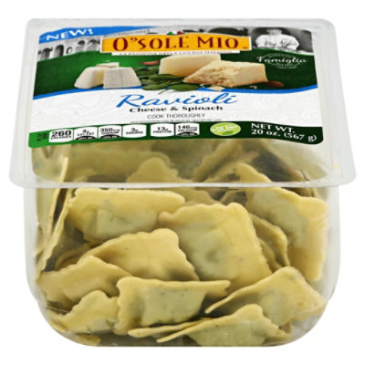 O Sole Mio Cheese & Spinach Ravioli - 20 OZ - Image 3