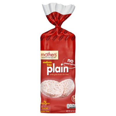 Mothers Rice Cake Plain No Salt - 4.5 OZ - Image 3