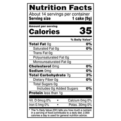 Mothers Rice Cake Plain No Salt - 4.5 OZ - Image 3